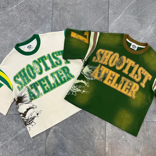 STREEWAWELE JERSEY Tirmadora Y2K Clothing Mens Hip Hop Letter de grande porte uniforme de beisebol Sportswear Jersey Tops de mangas curtas 2