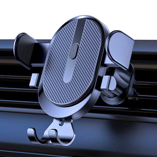 ZZ Mounts Cell Holders Universal Gravity Air Vent Hook Mount 360-Degree Rotation Smart Phone Holder for Car One-Hand Placement S246062