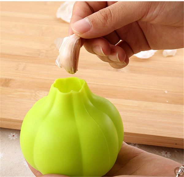 2025 Preference Creative Rubber Garlic Peeler Garlic Presses Ultra Soft Peeled Garlic Stripping Tool Home Kitchen tools Accessories