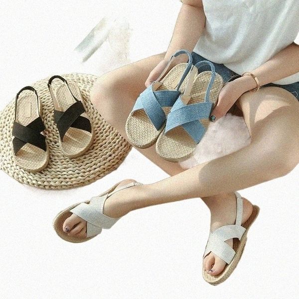 crocuses girl sandals thong woman Vintage rope Fashion trainers buckle house slippers summer loafers 2022uCet#
