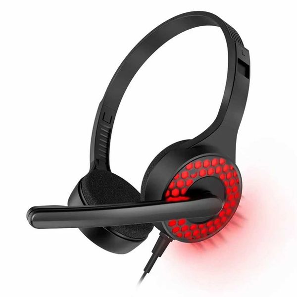 RGB Set Gamer PC Gaming Phones com Mic 3,5 mm Phone Wi para Xbox One PS5 Swih Cuter Games Earphone Sett250120