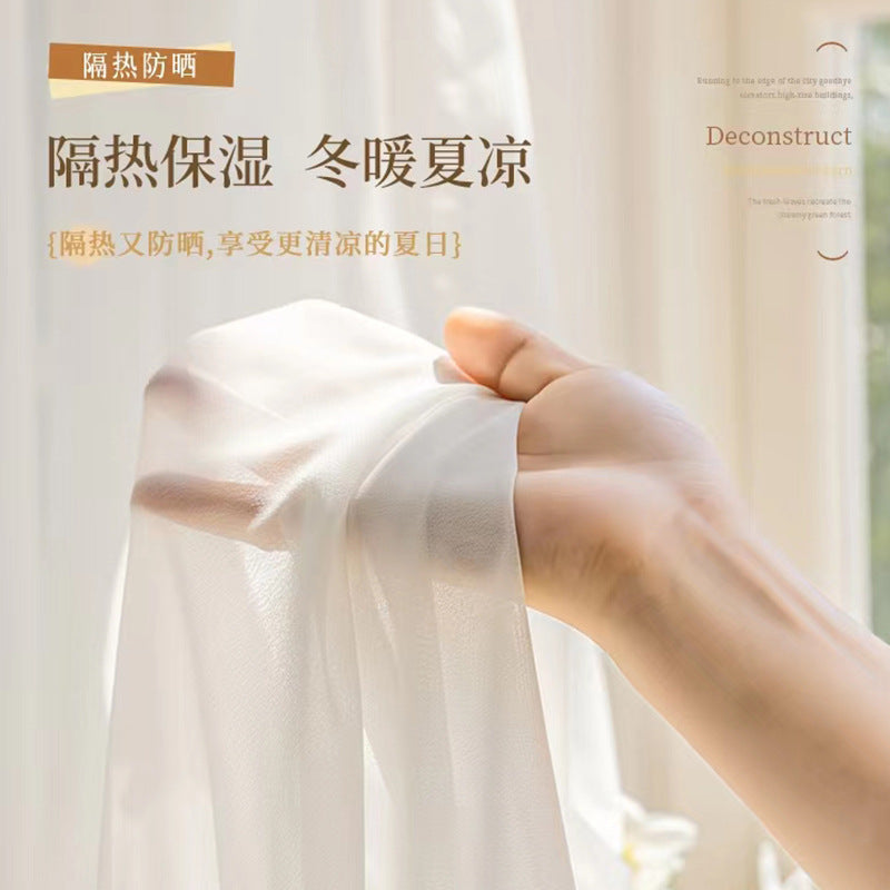 T0377 explosive home goods unique hollow stars Velcro curtain dream heat insulation shade to create a romantic home!