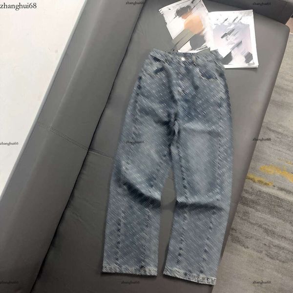 Designer Women Jeans Brand Clothing Summer Pants Fashion Letter Diamond Logo Decoration Ladies Trousers Girl Wide Leg Pants Jun 21