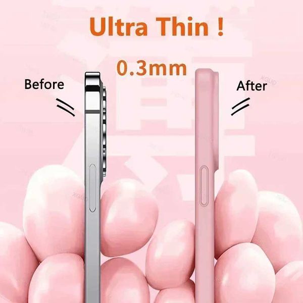 Designer Phone Case liquid silicone phone case suitable for iPhone 16 15 13 11 12 Pro Max Plus high-quality solid color anti fall pink soft