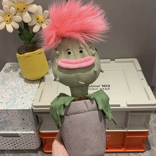 Plush Dolls jellysca cannibal flower meat-eating Priscilla potted plant cute plush childrens doll with accompanying baby fun stuffed toys