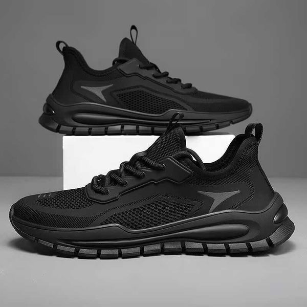 Marathon Men Sports Running Shoes Air Cushion Luz respirável confortável feminino atlético tênis de corrida ao ar livre Footwearc241012