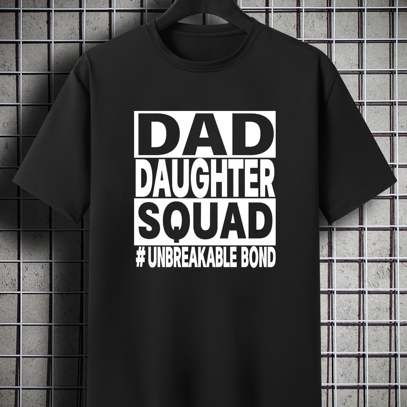 TEMU Men's Plus Size Casual T-shirt - Short Sleeve, Round Neck, Summer , Polyester And Spandex , Non-transparent Printed Design, Plus Size