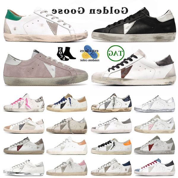 Goesosneakers Goldens Goldenstar GGBD GGDG Luxurys Designer Shoes Menm Men Men Sneakers Black White Pink.Nunca pare de sonhar super estrela