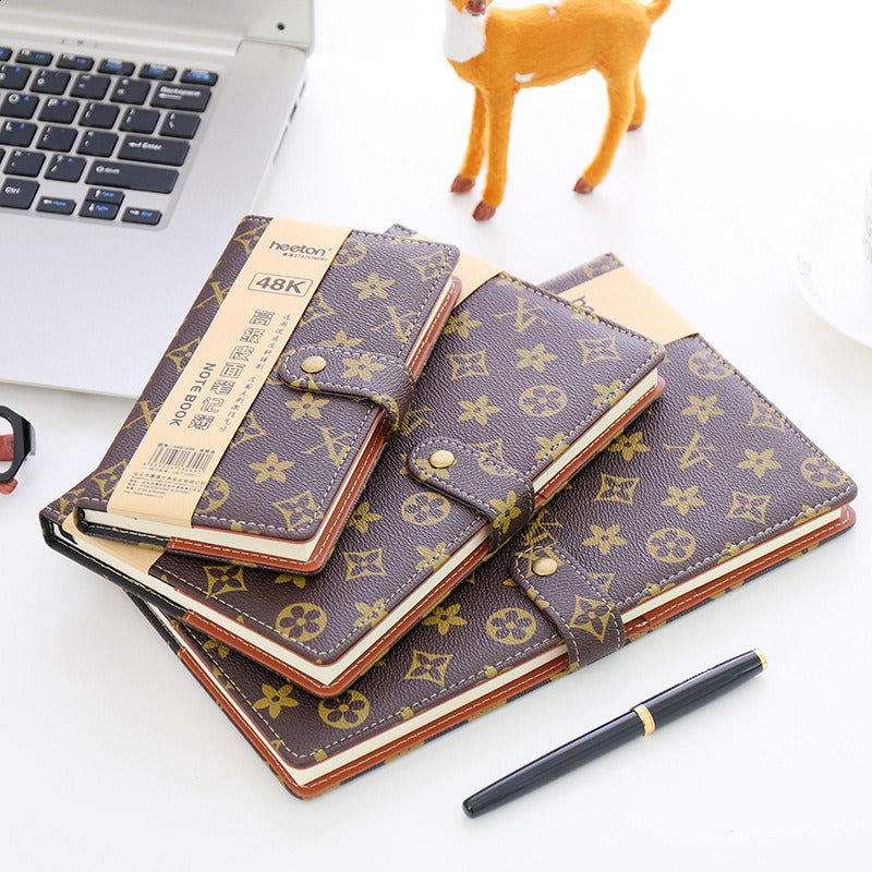 Diary Book A5 Fashion B5 Notebook Hard Surface Copy 25K Notepad Small Portable A6 Office With Buckle Business 250818