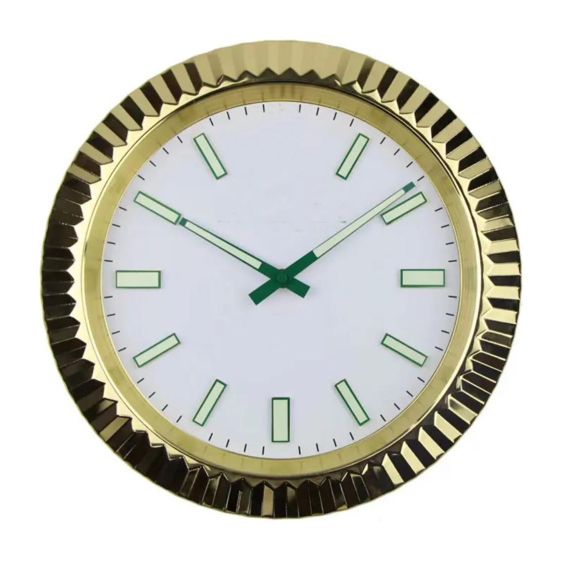 Designer Art Wall Clock Metal Large Luminous Wall Watches Clock House Living Room Decoration dh899