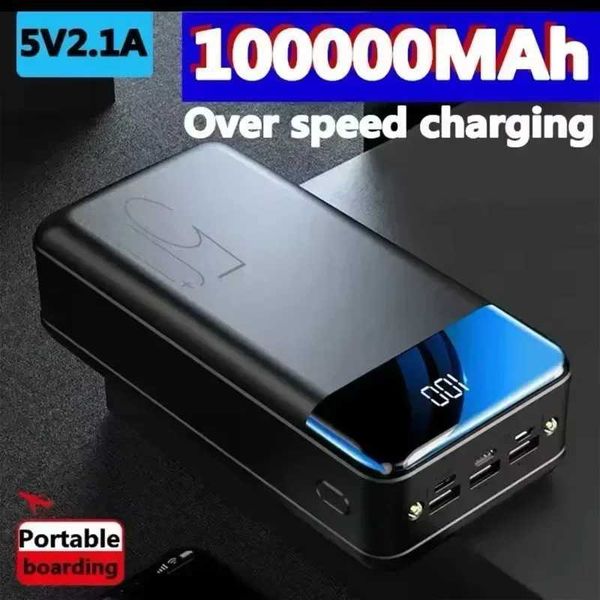Power bank 100000 mA outdoor real-time mobile power PLY portable suitable for all types. Y241104