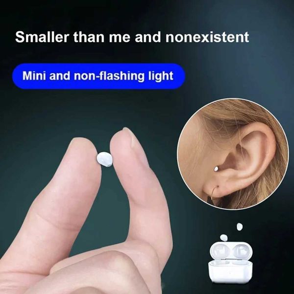 Invisible Earphones Mini Headphones Bluetooth TWS Wireless Touch Gaming In-Ear Earbuds Noise Reduction Sports Headset For iPhone Y240823