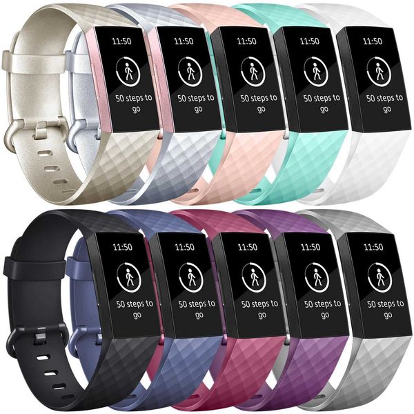 Hot Sale Charge 4 3 se wristband soft TPU replacement wristband Wahband for Charge 4 3 Wah accessories T241115