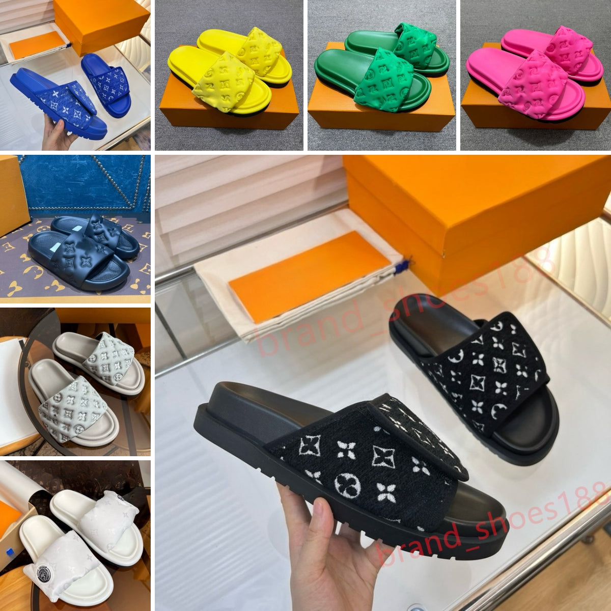 designer sandals women shoes mens shoes sliders summer beach flat sandal designer slides pillow pool shoe soft fashion relief uneven and uneven casu