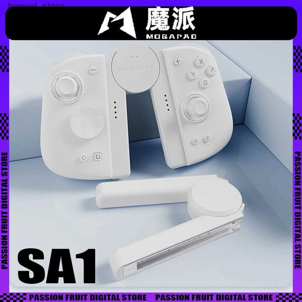 Game Controllers Joysticks MOBAPAD SA1 Gamepad Grip Wired Adjustable Type-C Charging Gamepad Handle Grip for Joycon Switch Sliding Rail Long