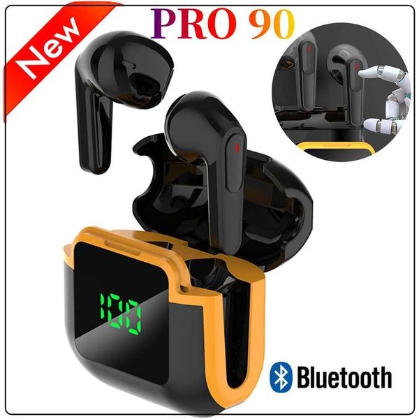 PRO 90 Wireless In Ear phone Waterproof Noise Reduction phones Smart Touch Music TWS Earplugs Gaming EarphonesT250116