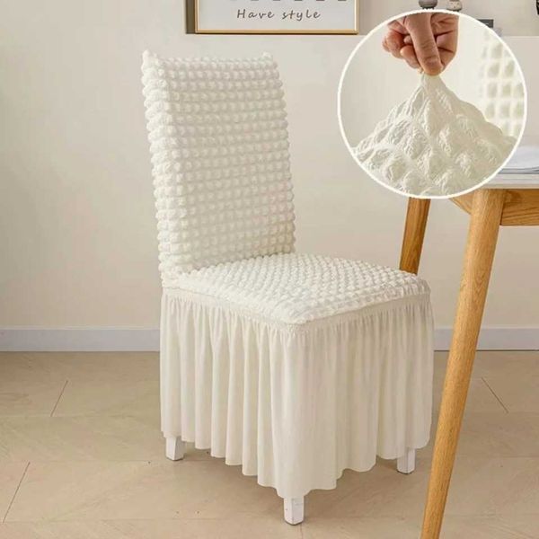 Affordable large elastic chair cover for large dining Ro seats - Durable and long-lasting living Ro furniture protector Y250114