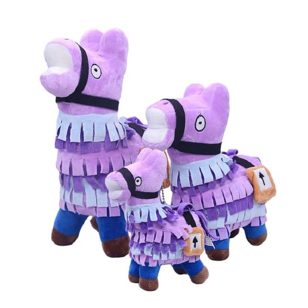 Manufacturers wholesale 25cm Forthine purple alpaca plush toys cartoon film and teion games surrounding dolls children&#039;s gifts