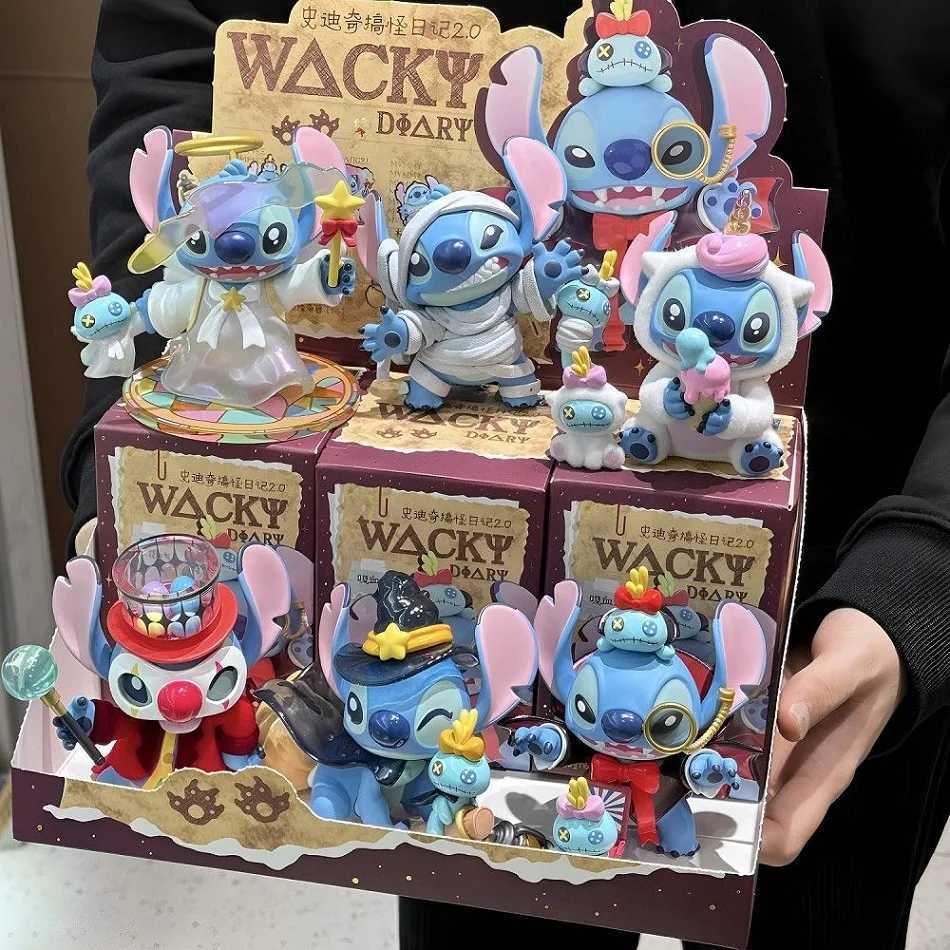 2025 New Stitch Funny Diary 20 Blind Box Figure Stich Peripheral Trendy Toys Dolls Desktop Ornaments For Girls Holiday Gifts L250922AY91