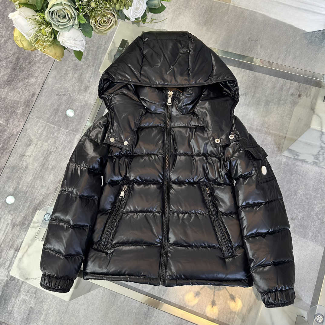 Top one kids down coat winter hooded baby Jackets kids designer clothes Warm clothing Shiny painted nylon boys girl Outwear A978X27N228