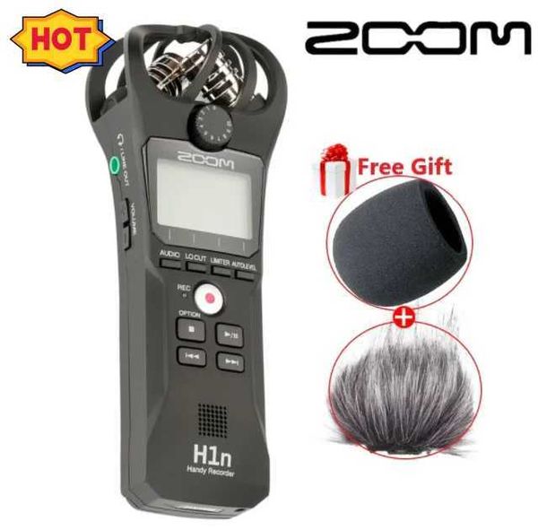 ZOOM H1N handheld recorder digital camera audio recorder for interviews DSLR recording microphone pen B240817