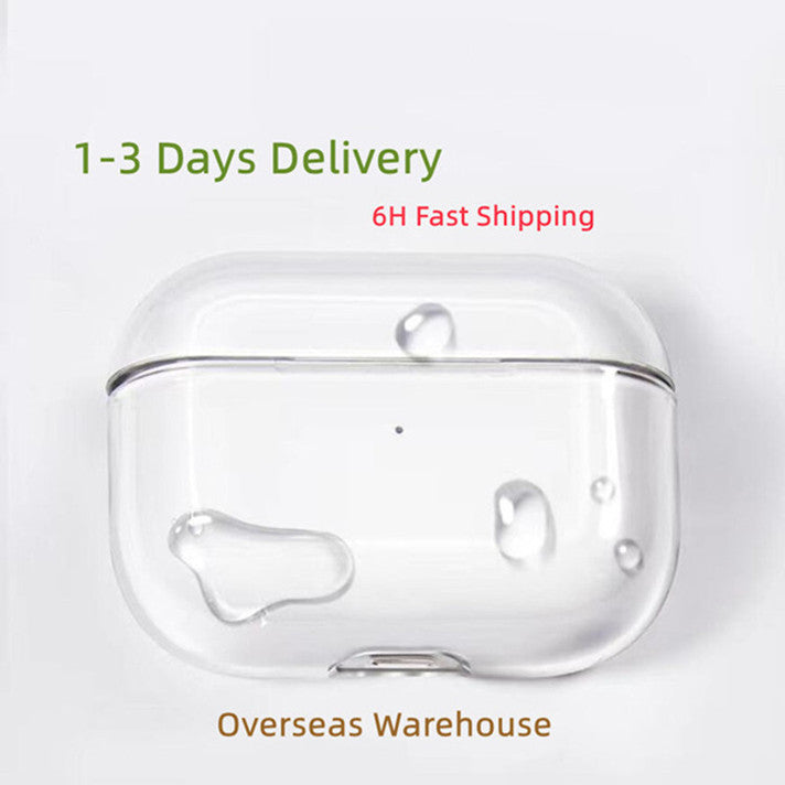 For Apple Airpods Pro 2 3nd Airpodspro Airpod 4 Pros Headphone Accessories Solid TPU Silicone Protective Earphone Case Wireless Charging Shockproof
