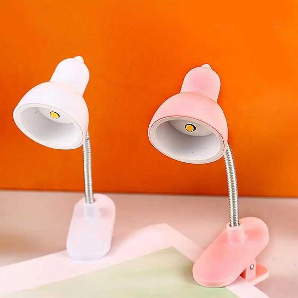 Small Desk Lamp Clip On Reading Lantern Creative Lamp With Clamp Rechargeable Night Light Clip On Eye Care Study Lamp For DeskT250107