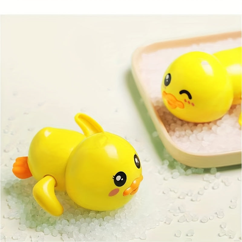 TEMU 2pcs- Bath Toys, Adorable Animal Swimming Duck Bathtub Toys, 1-year-old Toddler Baby Bath Toys, Pool Toys, Bathing Toys, Infant Bath Toys,