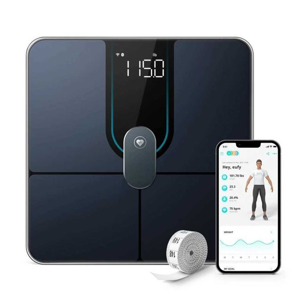 Body Weight Scales Smart Digital Bathroom Scale P2 Pro with Wi-Fi Bluetooth 16 Measurements Including Weight Heart Rate Body Fat BMI z240930