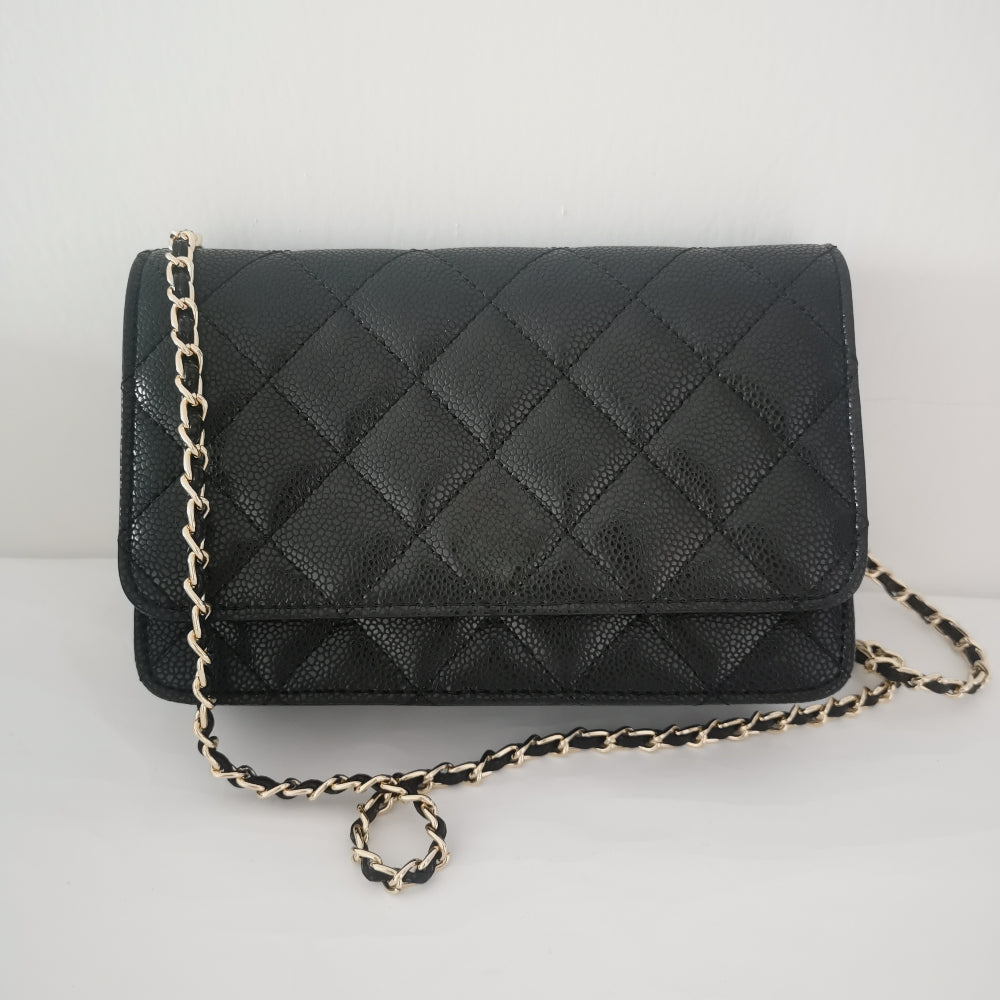 Designer Shoulder Bag Chain Bag Top Quality Fashion Wallet on Chain Bag Women&#039;s Classic Grained Leather Shiny Sheepskin Crossbody Purse Handbag