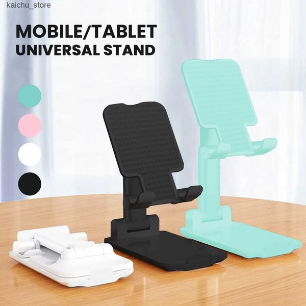 Cell Mounts Holders Adjustable Angle And Height With Silicone Pad Suitable For Desktop Fully Foldable Phone Stand Compatible J241217