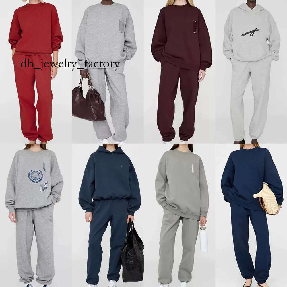 Women Sweatshirts Designer Tracksuits Pullover Classic Letter Embroidery Letter Inside Fleece Crew Neck Sweater Long Sleeves Hoodie Sport Pants f2b