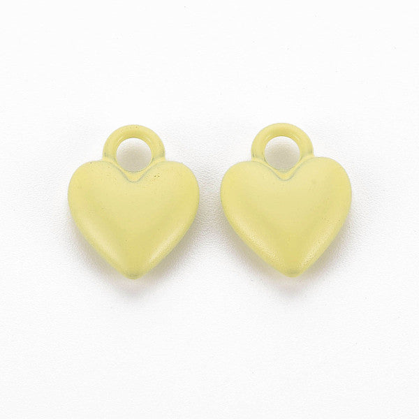 Rocíe charms de la aleación pintadas