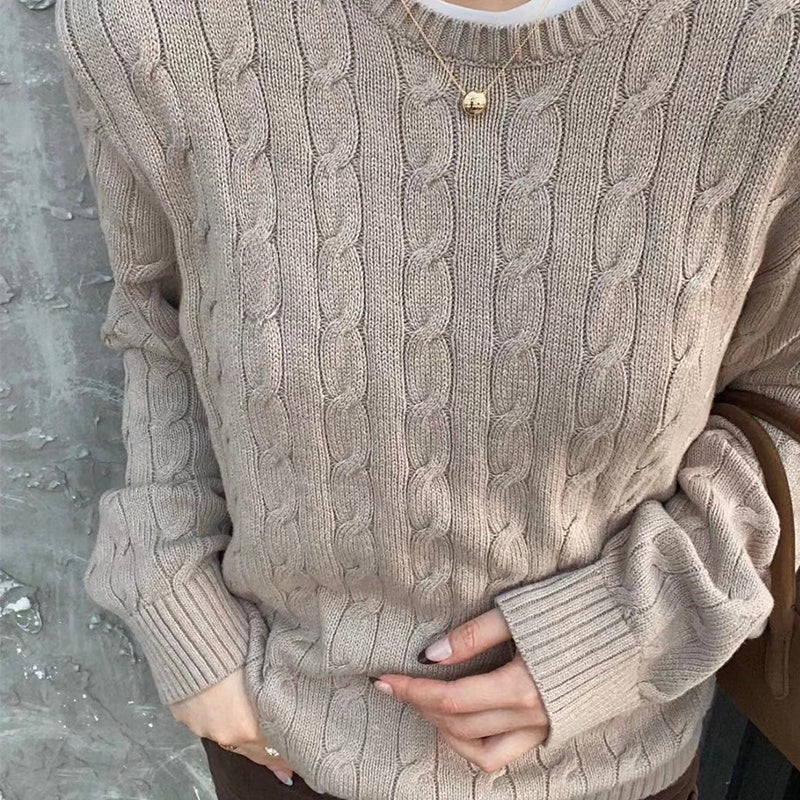 (go off picture not the description) Knitted Shirts for Women Designer Long Sleeve Sweater Outerwear Clothes Women&#039;s Tops 19834