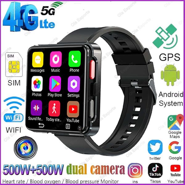WIFI GPS 4G Smartwatch SIM Card 2.64&#039;&#039; Big Screen 500W Camera Google Play Store 3GB 32GB Smart Watch Men Women For Huawei Xiaomi