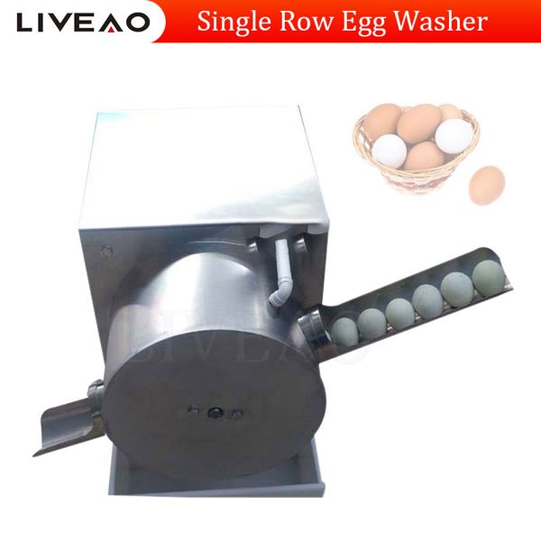 Brush Egg Washer Salted Duck Egg High Efficiency Egg Cleaner 220V