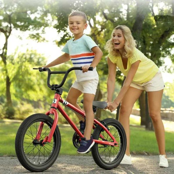 Bikes Ride-Ons Childrens Bicycles With Front And Rear Disc Brakes For Boys And Girls V-shaped Brakes For Childrens Bicycles Mountain Bikes Q