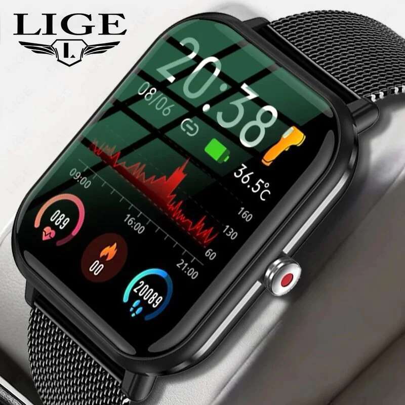Brand For All Smartphone Connections Sports Fiess Men Watch Women Bluetooth Calling Smartwatch Health Monitor