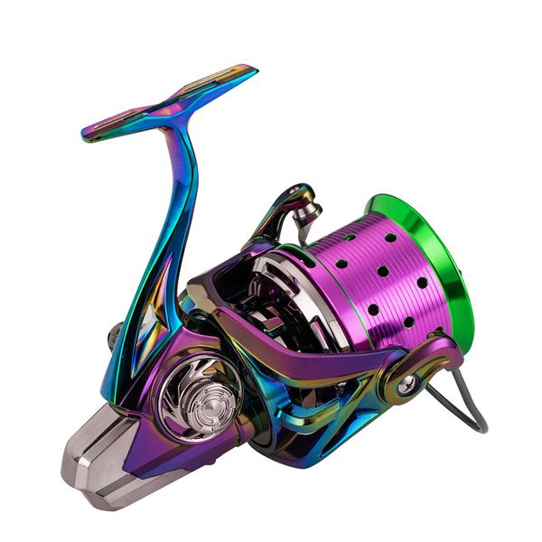 Qihang top Hand Tools Outdoor Fishing Tools Spinning Fishing Reel Metal Spool Wheel fish line throwing rod Lure