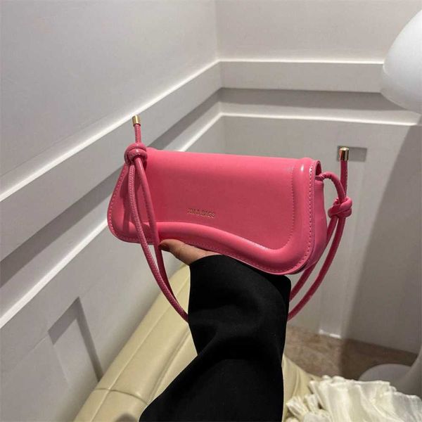 Ladies Shoulder Crossbody Bags PU Leather Women Underarm Bags Solid Color Small Top-handle Bags Purse Female Daily HandbagsC241210