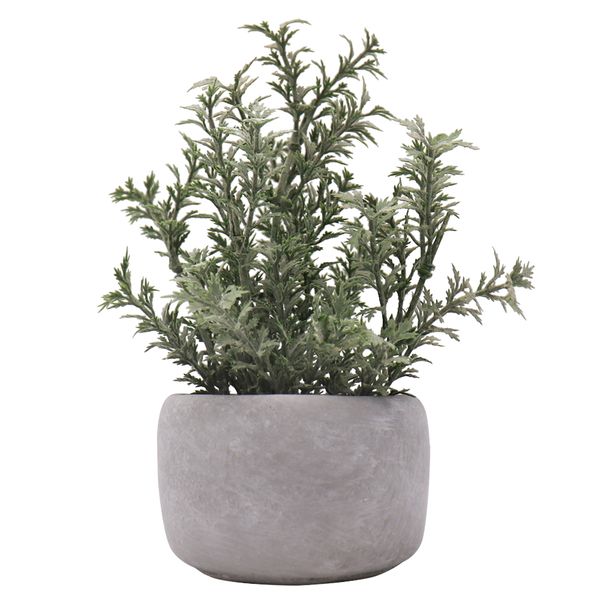 Artificial Mini Potted Plants Plastic Green Plant Faux Plants Indoor