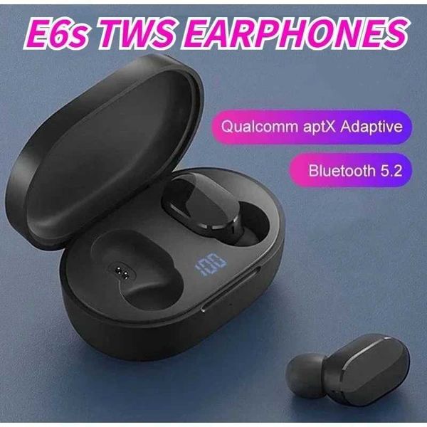 Cell Phone Earphones E6S TWS Bluetooth Earphones Wireless Bluetooth Earphones Noise Reduction Earphones with Microphone Earphones CL250109