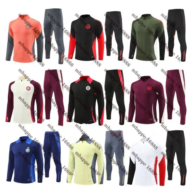BayernS survetement football tracksuit training kit 2025 26 BROBBEY HATO Mens soccer tracksuit kids football kits ensemble foot chandal futbol tuta