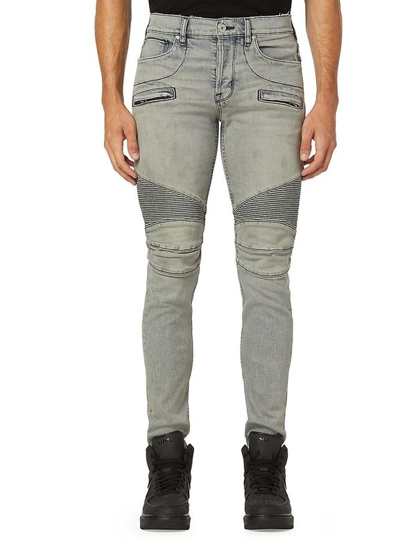 Hudson Men's Blinder Biker V2 Skinny Jeans - Grey - 36