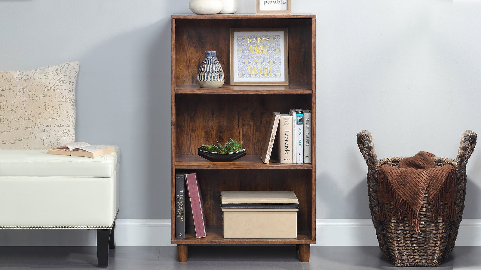 SunnyPoint 3 Tier Bookcase
