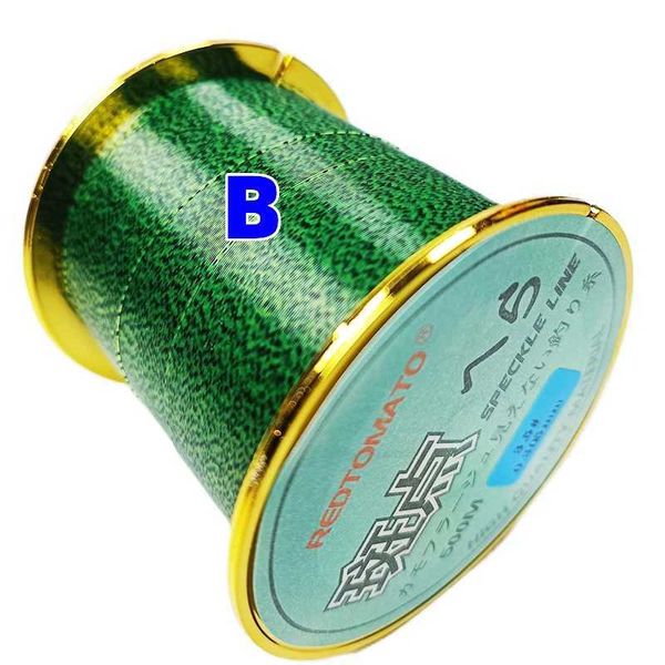 500m Invisible Fishing line Speckle Carp Fishing 3D spoted Sinking Thread Fishing Algae Fluorocarbon Coated Fishing Line Y240911