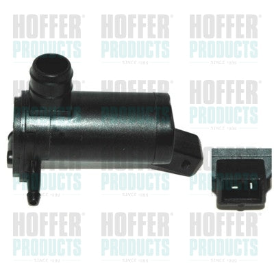 Washer Fluid Pump, window cleaning HOFFER 7500118
