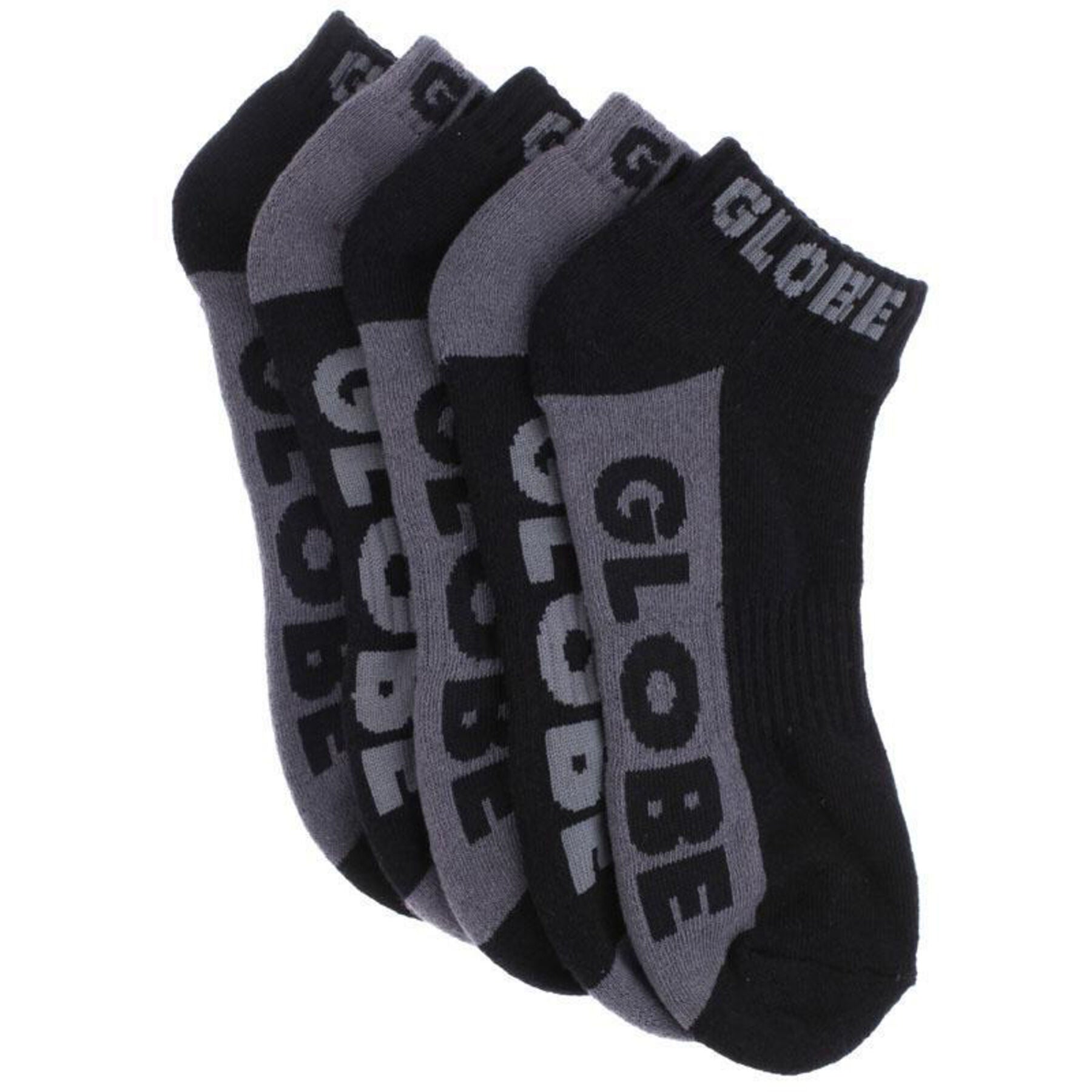 Globe Men's Back 2 Skool Ankle Socks 5 Pack