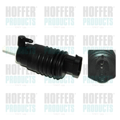Washer Fluid Pump, window cleaning HOFFER 7500130