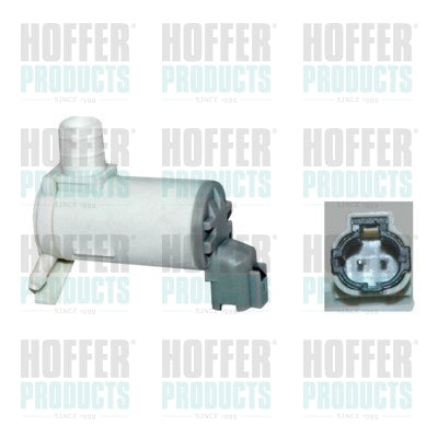 Washer Fluid Pump, window cleaning HOFFER 7500155